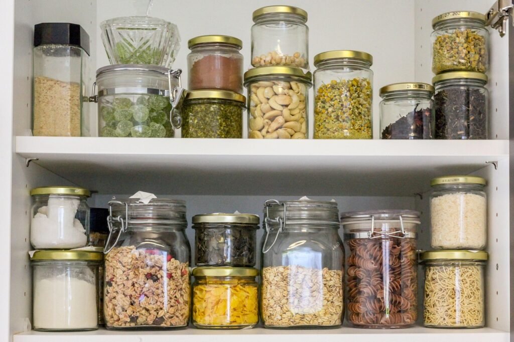 Gluten-free and dairy-free pantry 